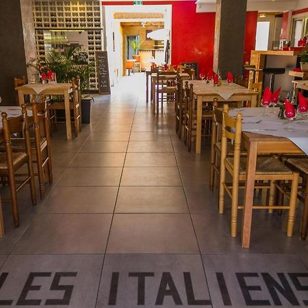 Hotel Les Italiens Biscarrosse Exterior foto