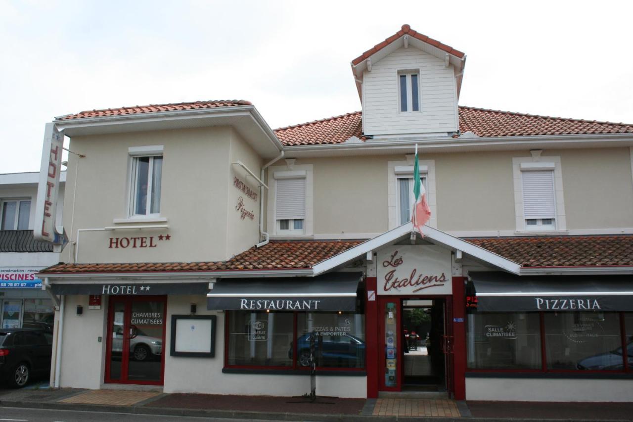 Hotel Les Italiens Biscarrosse Exterior foto